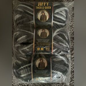 NWT 3-Pack Lion Brand Yarn Color 215 Smoky Mountains Thick & Quick Super Bulky